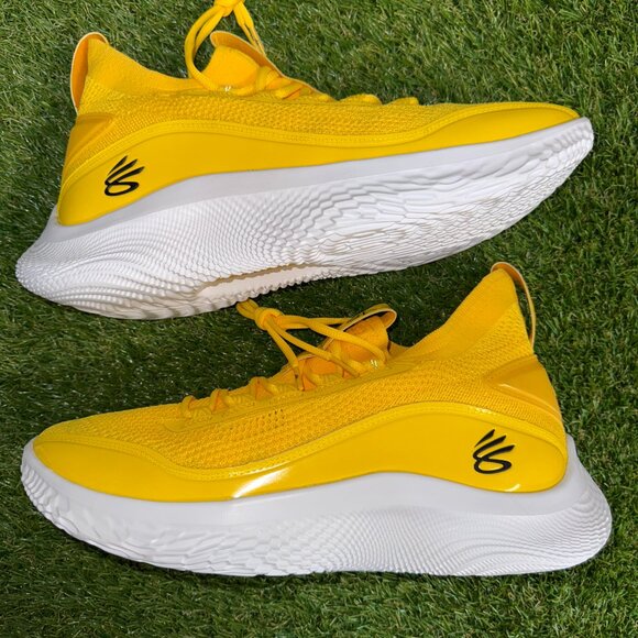 Under Armour Curry Flow 8 NM Yellow Basketball Shoes Mens 12.5 3024785-700 NEW main image 8